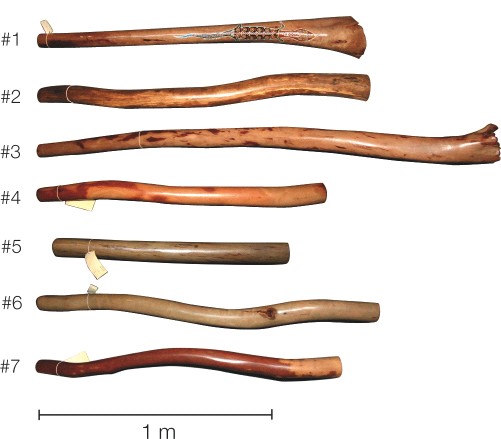 7 different good didgeridoos