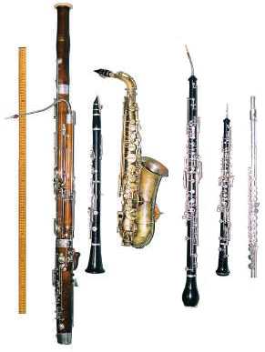 woodwind instruments face