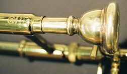 close up of Yamaha trombone