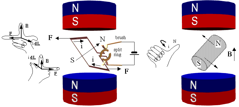 schematic of motor