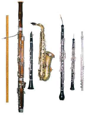 photo of wind instruments