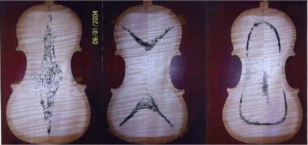 chladni patterns for whole violin