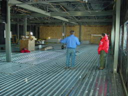 Inside the new South Pole station, galley level (click to enlarge; 1.46 MB)