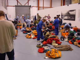 Returning clothing to the CDC, Christchurch (click to enlarge; 1.37 MB)