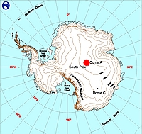 Dome A map